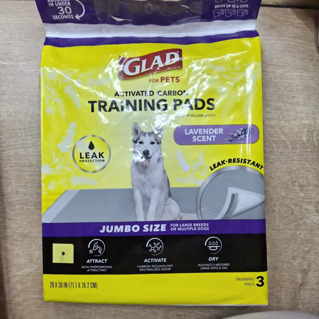 Glad paquete de pads talla jumbo 3 unidades (71.1*76.2cm)