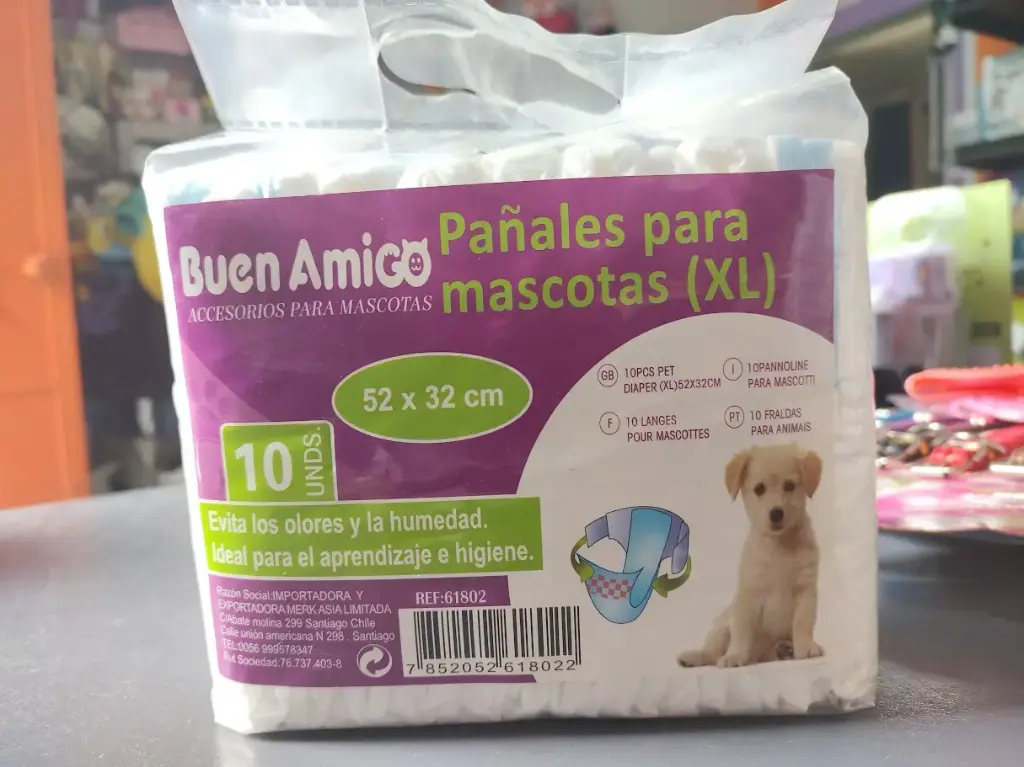 Buen amigo pañales para perros XL (10u)