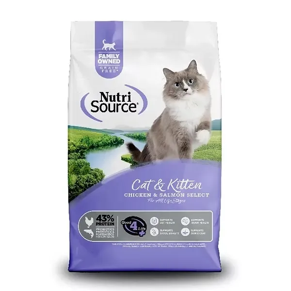 Nutrisource gato y gatitos pollo y salmón