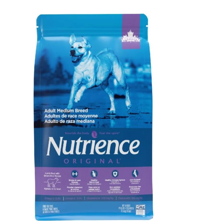 Nutrience OG Adult Medium Breed Lamb 25.3lb