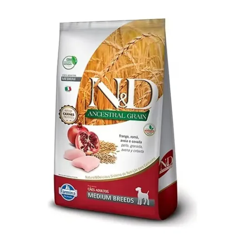 N&D Ancestral Frango Adulto Medium - 2.5 kg