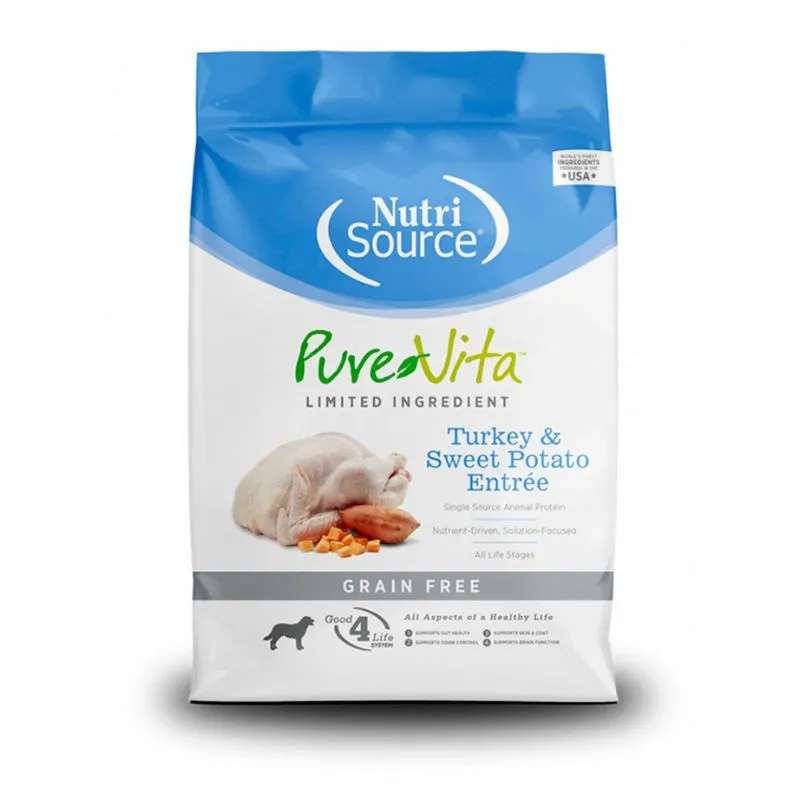 Nutrisorce Pure Vita Turkey&Sweet Potato (12lbs)