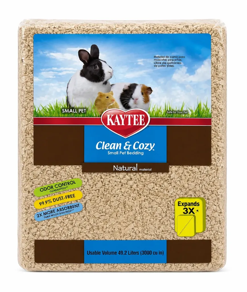 Kaytee Viruta de Celulosa de Papel Natural para Roedores 49.2L