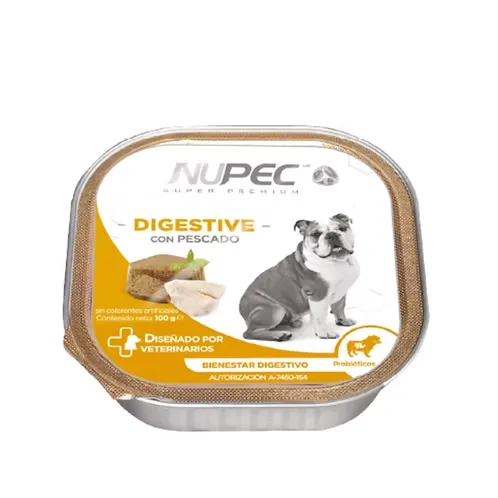 Nupec Digestive Comida Humeda Pescado - 100gr