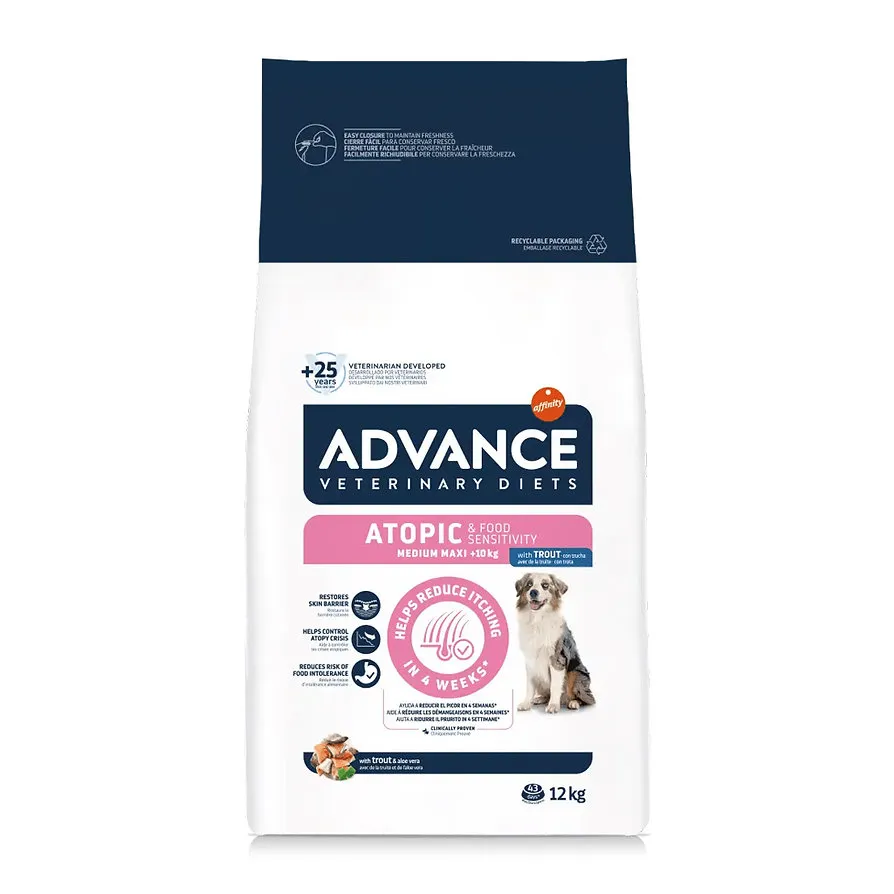 Advance Veterinary Diets - Atopic Medium/Maxi Perro 3kg