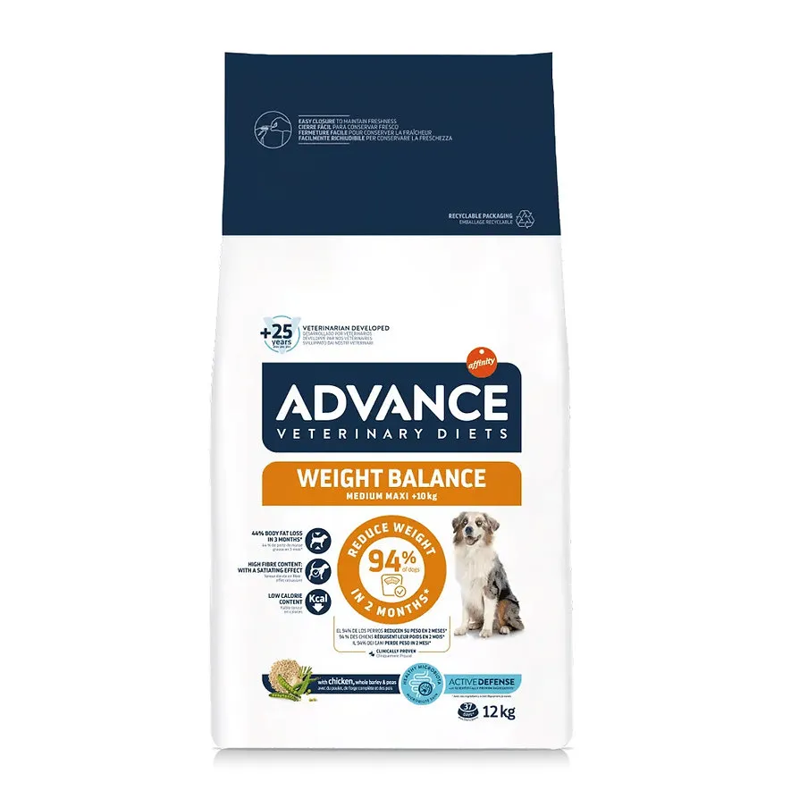 Advance Veterinary Diets - Weight Balance Medium / Maxi- Perro 12kg