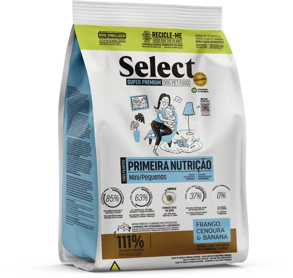 Monello Select concentrado para cachorros pequeños y minis 7kg