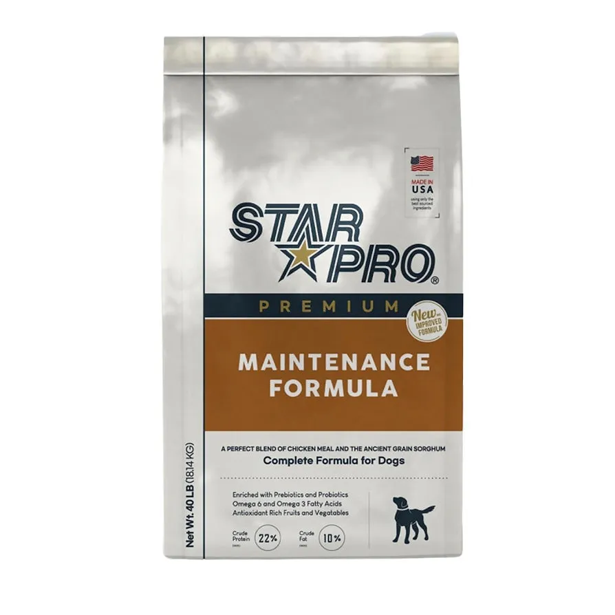 Star Pro concentrado para perro Mantenimiento 40lb