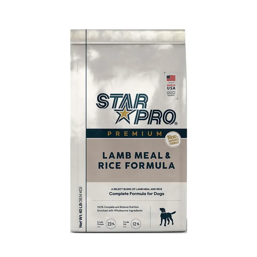 Star Pro Premium Formula Cordero y Arroz 40lb