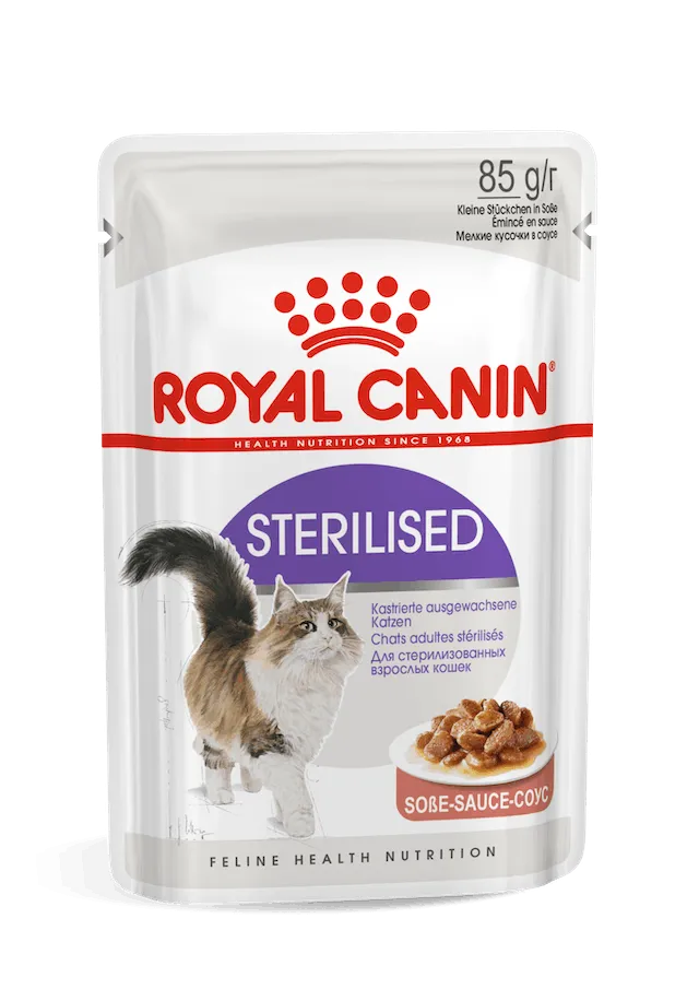 Royal Canin Pouch (comida humeda)gato Sterilized 85G