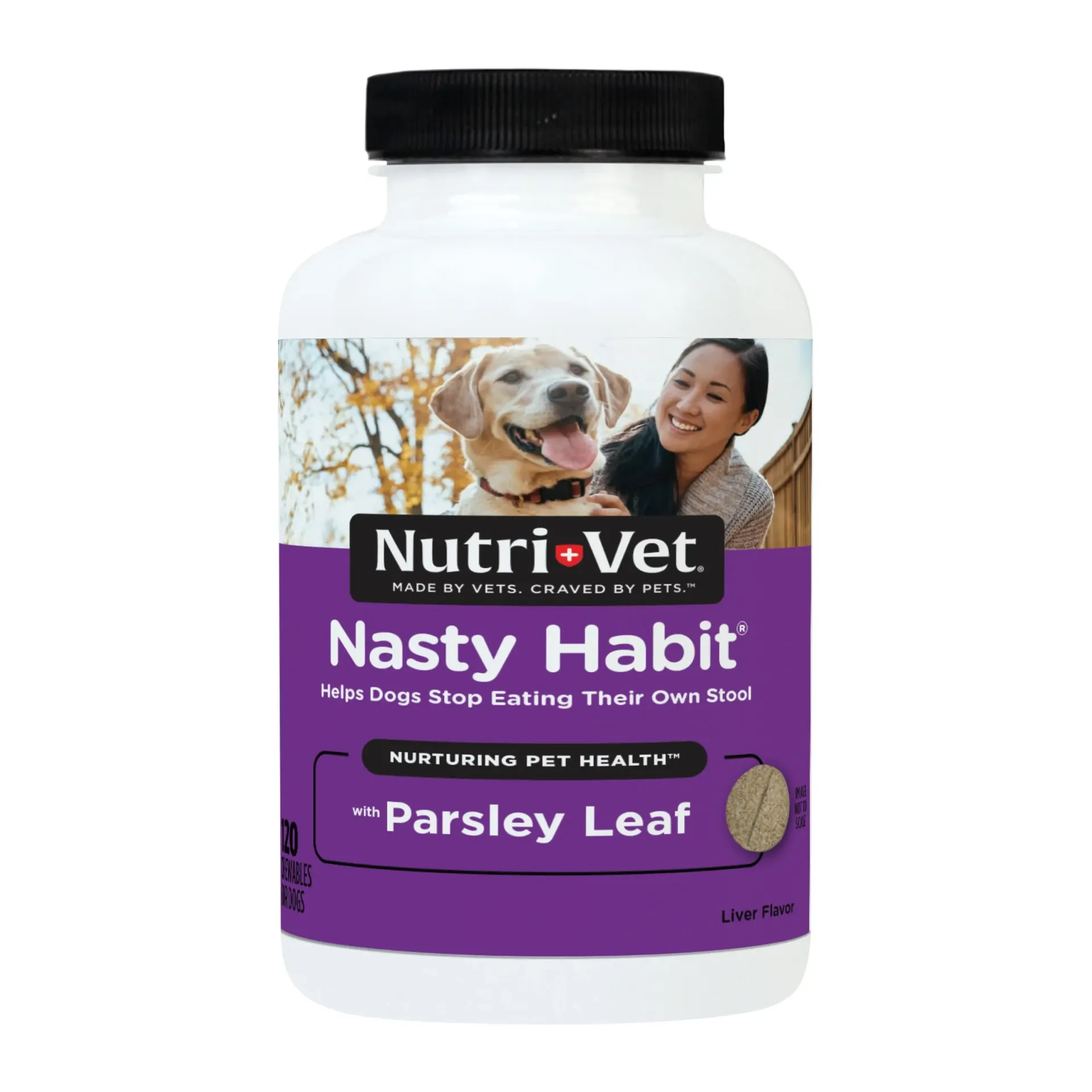 Nutri-Vet Nasty Habit - Masticables 60 tabletas