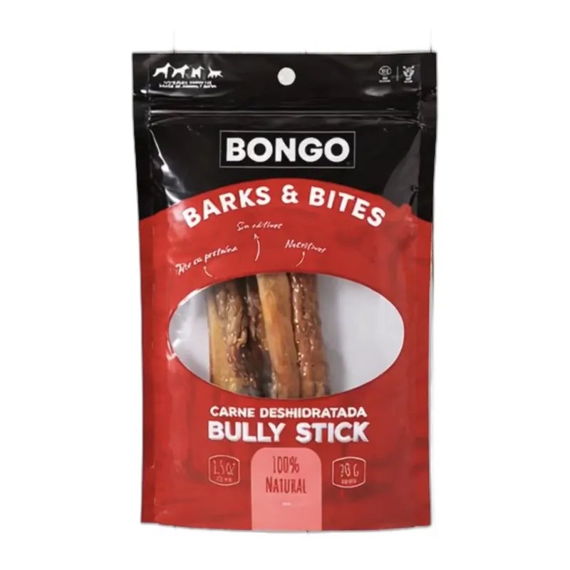 Bongo Barks & Bites – Bully stick deshidratado