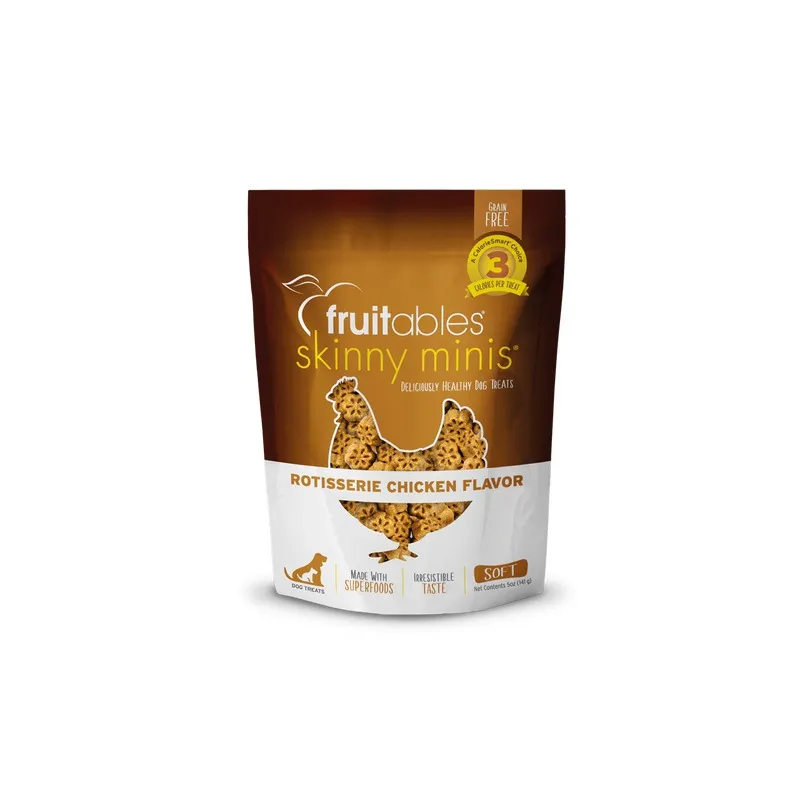 Fruitable Treats para perro Skinny Minis – Pollo asado