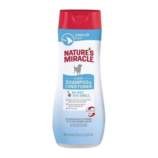 Nature´s Miracle Shampoo para cachorro - Algodon 16oz