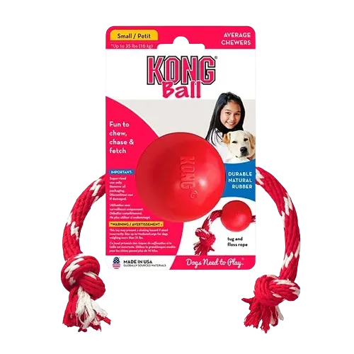 Kong Ball with Rope - Pelota con cuerda