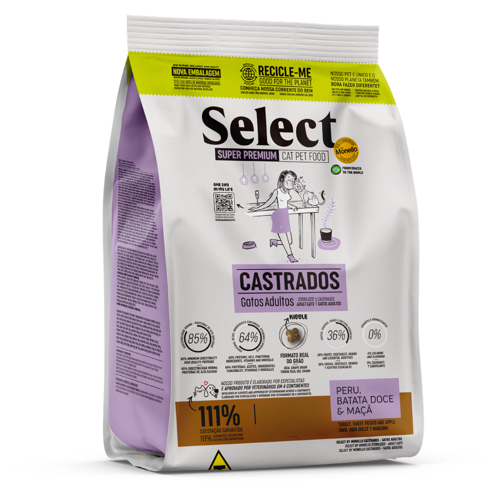 Monello Select concentrado para gato (castrado)