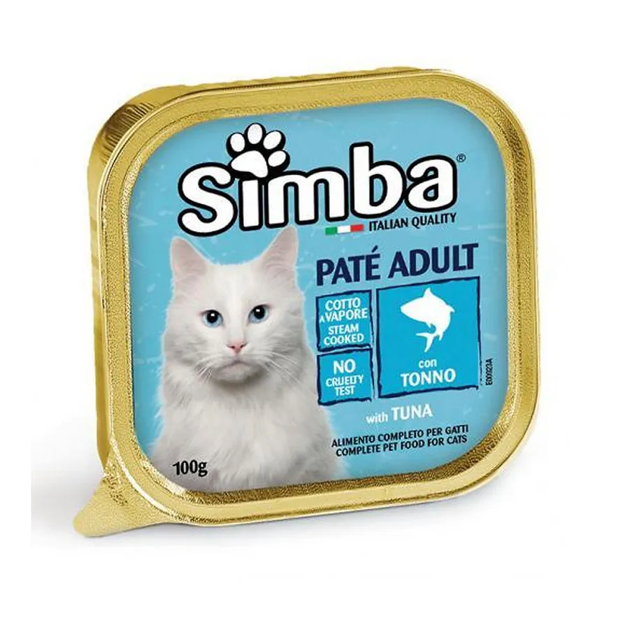 Simba bandeja de aluminio para gato - Paté de Atún