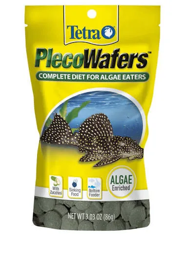 Tetra Pleco Wafers - Dieta para peces que comen algas