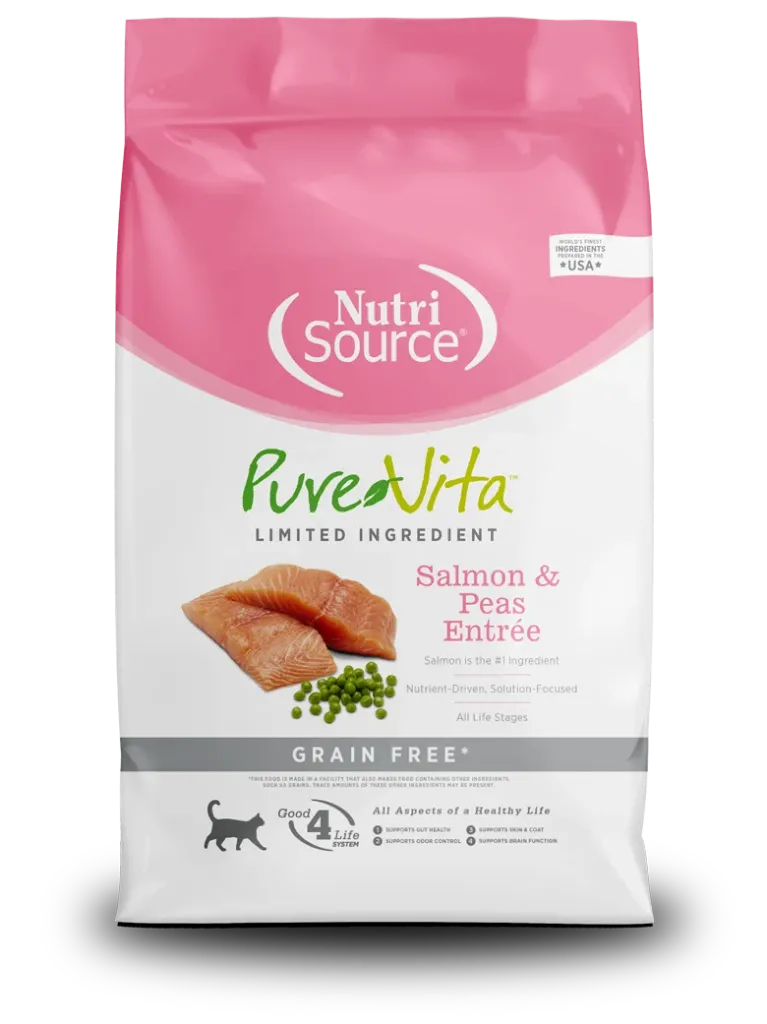 Nutrisource PureVita Salmon & Peas - Gato