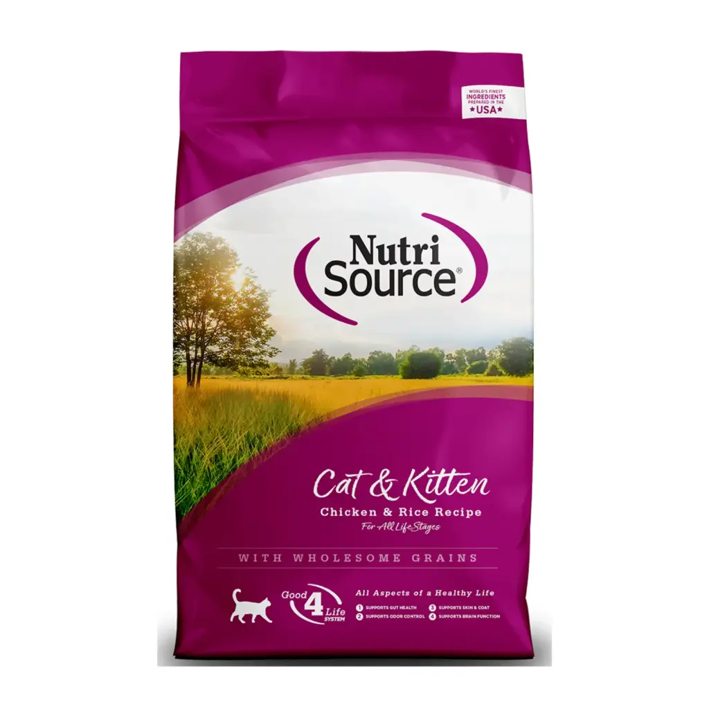 NutriSource Cat & Kitten Chicken & Rice - Pollo y arroz para gatos y gatitos