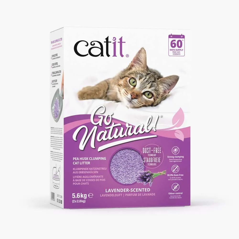 Arena Catit Go Natural - Lavanda Caja 5.6Kg