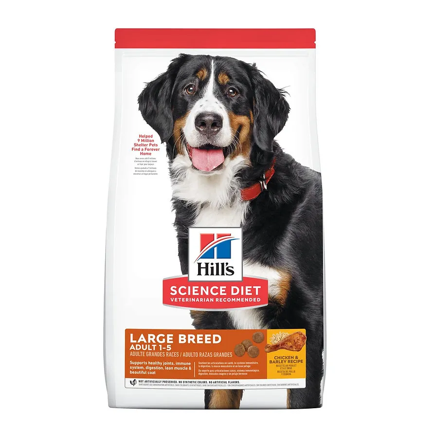 Hill's Science Diet Large Breed- Pollo y cebada 33lb