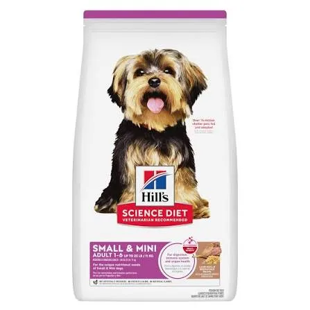 Hill's Science Diet Adult Lamb Small Paws 4.5 lb - Receta de Cordero Perro Pequeño