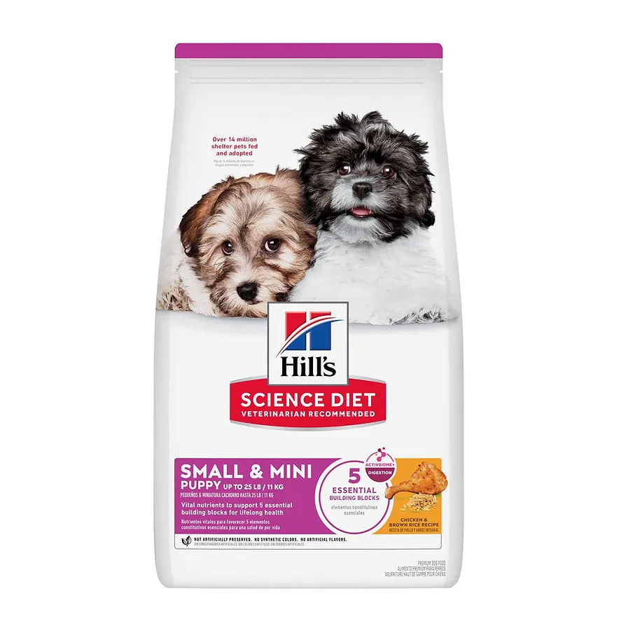 Hill's Science Diet Small Paws Puppy - Receta de pollo para cachorro mini o pequeño