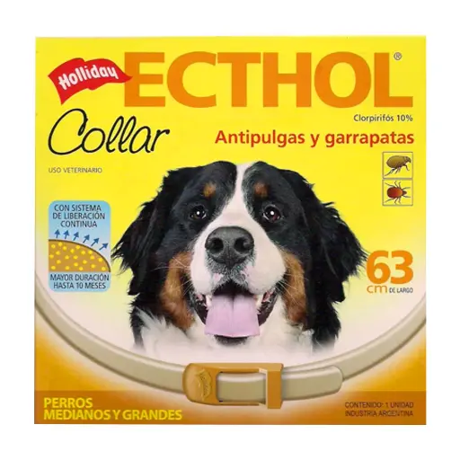Ecthol Collar Antipulgas para Perro 63cm