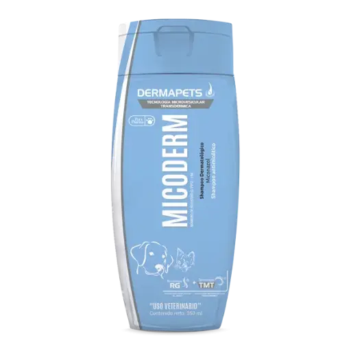 Micoderm shampoo antimicótico para mascotas 