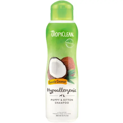 Tropiclean Shampoo Hypoallergenic para Cachorros y Gatitos