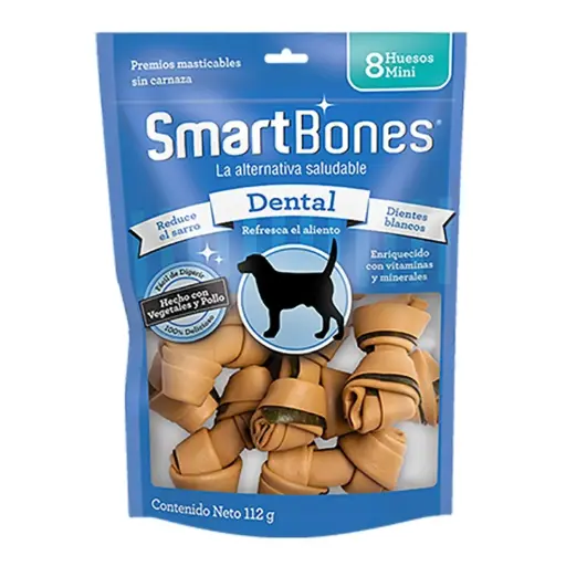 Smart Bones bolsa de 8 huesos mini (cuidado dental)