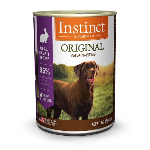 Instinct Lata de Comida Húmeda para Perro (Conejo)