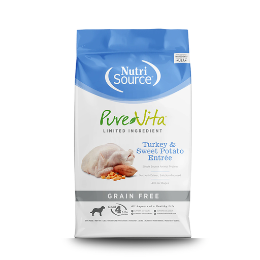 NutriSource Pure Vita (turkey y sweet potato entreé) 4lb