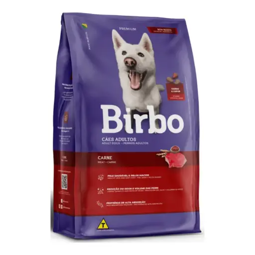 Birbo Concentrado para Perro Adulto (25kg Sabor a Carne)