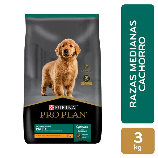 Purina Pro Plan concentrado para cachorros razas medianas 3kg