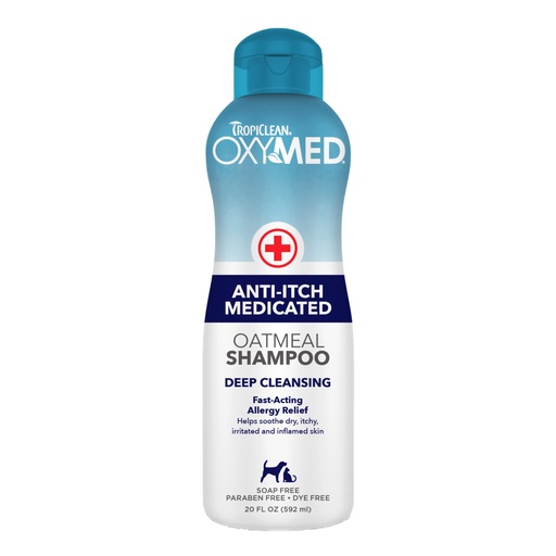 Tropiclean Oxymed Shampoo Anti-Itch Medicated 592ml