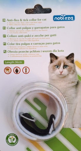 Nobleza Collar Antipulgas para Gato 36cm