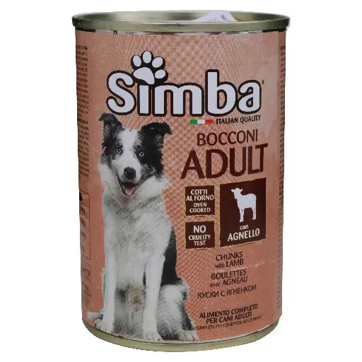 Simba Lata de Comida Húmeda Sabor a Cordero 415g
