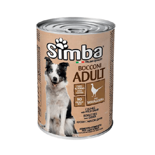 Simba Lata de Comida Húmeda Sabor a Selvaggina 415g