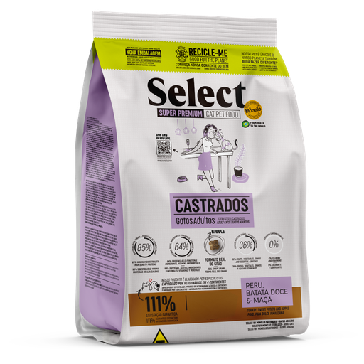 Monello Select concentrado para gato (castrado) 1.5kg