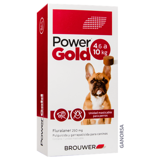 Power Gold Pastilla Antipulgas para Perros de 4.6 a 10kg