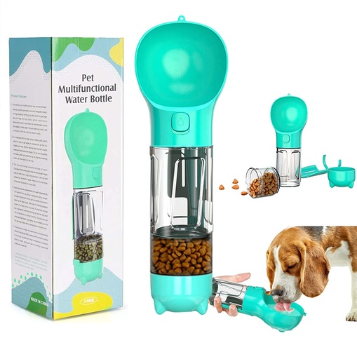 Botella multifuncional para mascotas 