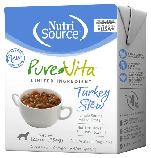 NutriSource Comida Húmeda para perro (estofado de pavo)
