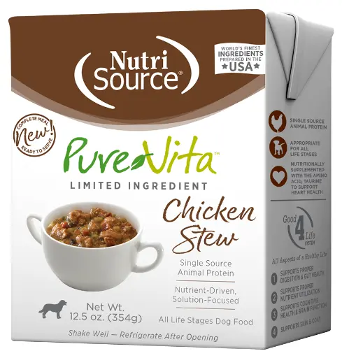 NutriSource Comida Húmeda para perro (estofado de pollo)